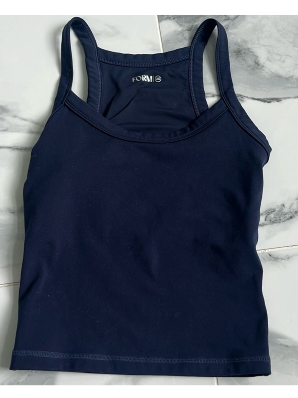 Form Navy High Neck Athletic Tank